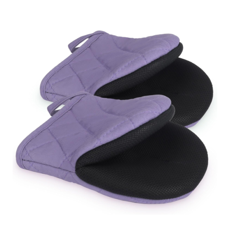 Heat-resistant silicone mitts, high temperature resistant to 500 degrees, non-slip surface