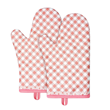 Heat-resistant oven mitts, heat-resistant non-slip gloves, suitable for cooking and baking