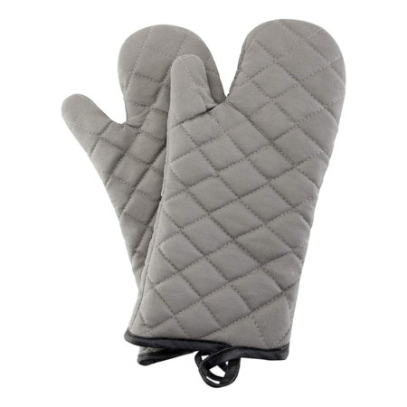 Heat-resistant kitchen gloves, Gray 13 inches